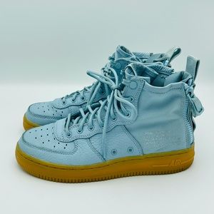 Nike SF Air Force 1 Mid Blue Youth Size 5.5